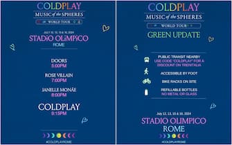 coldplay concerto roma