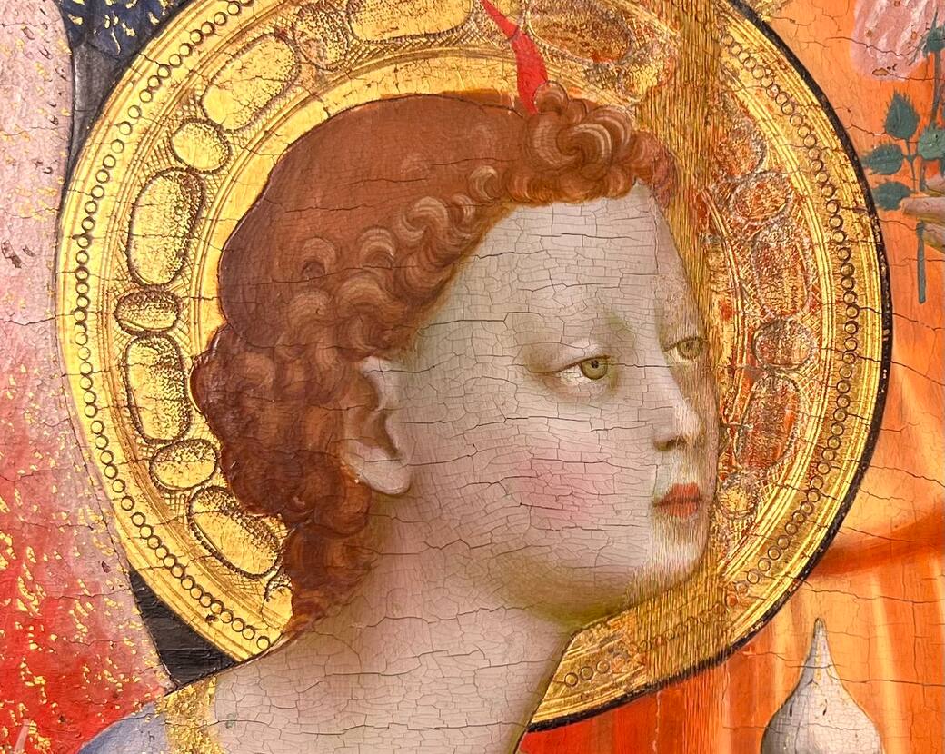 Beato Angelico, Pala di Fiesole. Particolare dopo il restauro. Foto Claudio Giusti - Courtesy Friends of Florence