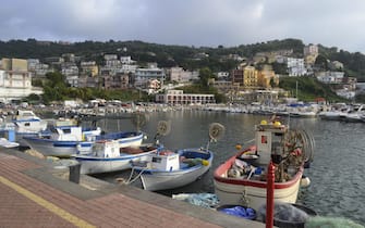 Barche nel porto di Agropoli (Salerno), 10 luglio 2014. ANSA/ MARIA GRAZIA CARRIERO