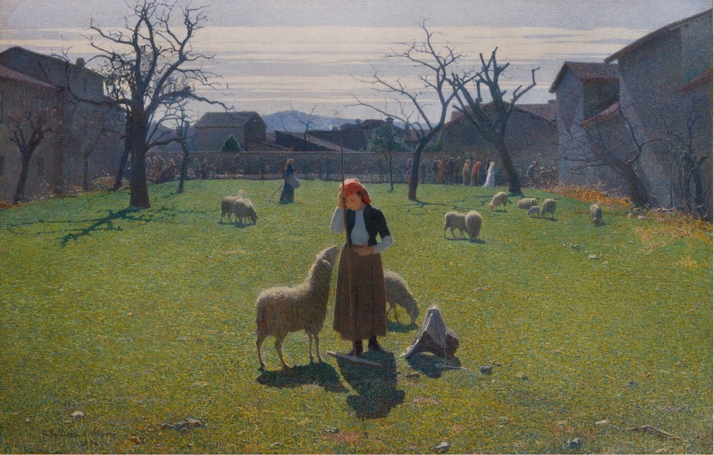 Giuseppe Pellizza da Volpedo, Speranze deluse, 1894. Olio su tela. Collezione privata - Courtesy Gallerie Maspes, Milano