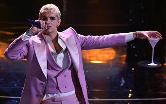 Il cantante Achille Lauro