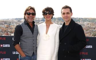Pedro Alonso, Enrique Arce e Belén Cuesta