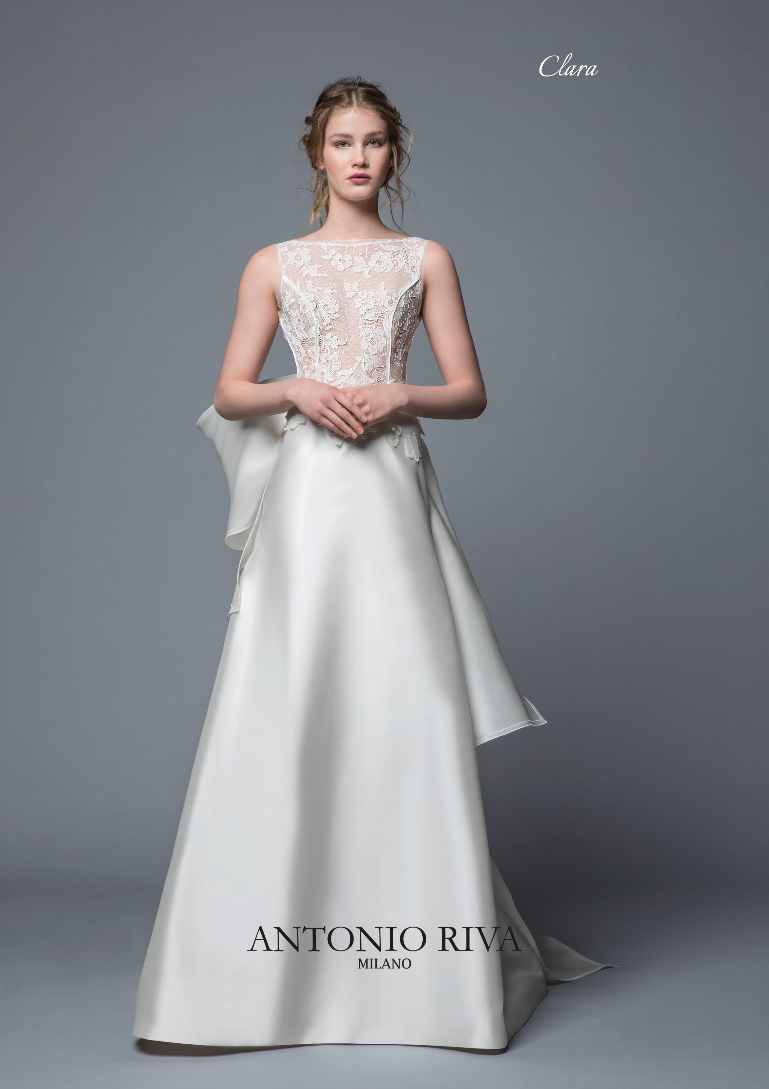 Gli abiti da sposa di Antonio Riva la collezione Divina 2020