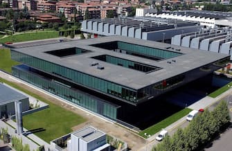 Il centro sviluppo Ferrari, progettato da Massimiliano Fuksas, in una foto diffusa dall'ufficio stampa, Maranello (Modena), 24 settembre 2019. ANSA/UFFICIO STAMPA FERRARI

++ HO - NO SALES, EDITORIAL USE ONLY ++ 
