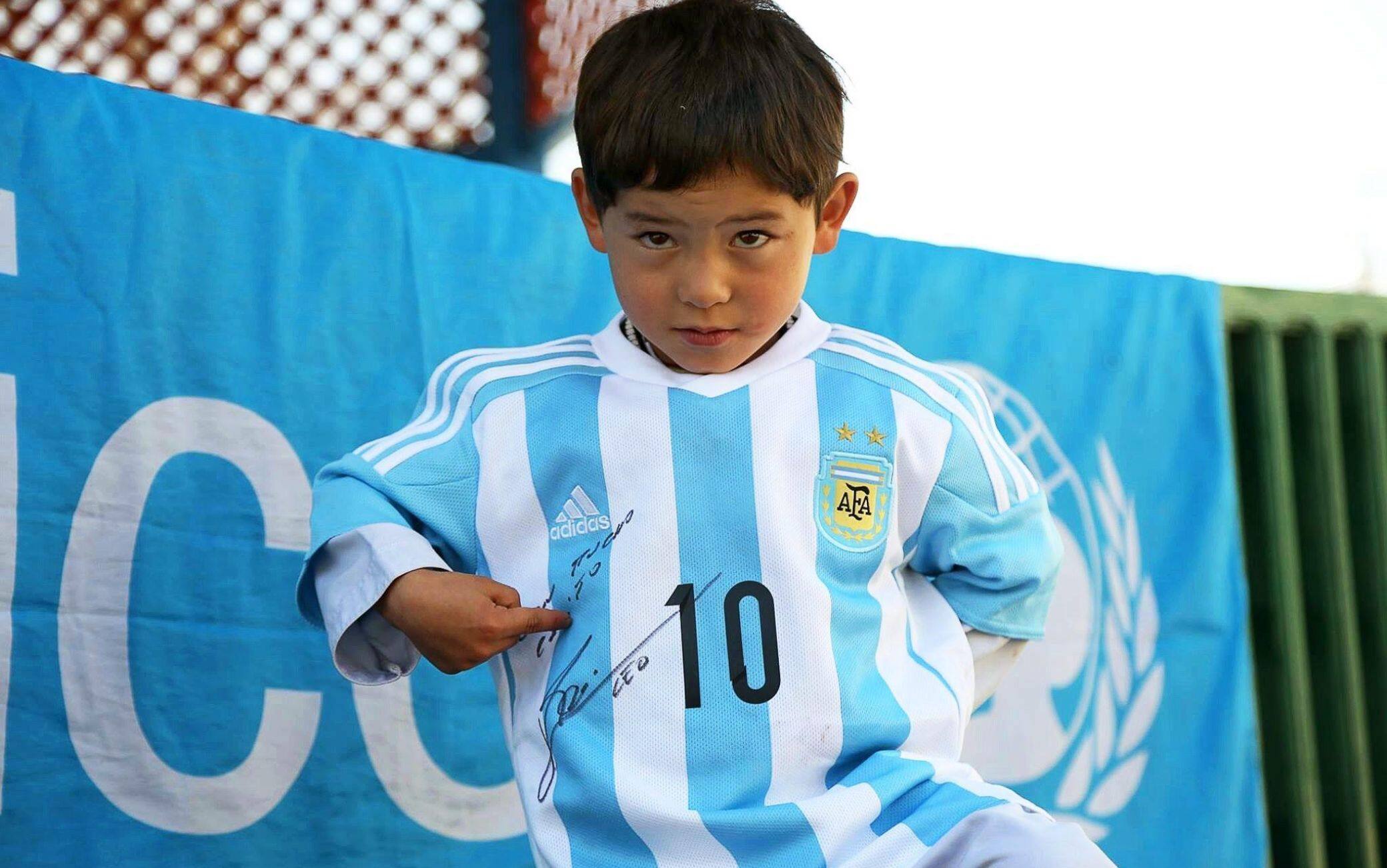 Maglia messi bambino online