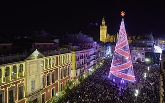 L'albero di Natale digitale di Siviglia