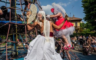 Milano. Marcia Marciona Non Tras Biciclettata in Occasione del Global gay Pride 2020