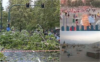 Maltempo, vento e nubifragi al Nord Italia. FOTO