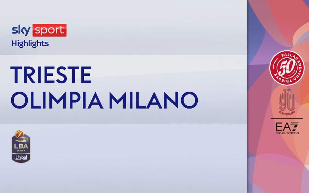 Trieste-Milano: Serie A Basketball Highlights