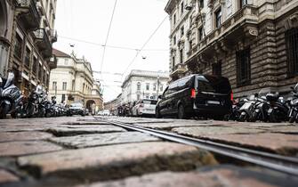 Una strada di Milano
