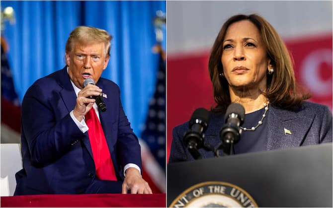 kamala harris e donald trump