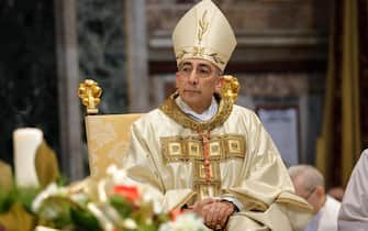 Cardinal Baldassare Reina presides over a Holy Mass for the open the Holy Door in St Giovanni's Basilica, in Rome, Italy, 29 December 2024. ANSA/GIUSEPPE LAMI