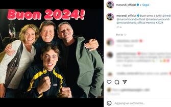 Auguri di buon anno 2024 di Gianni Morandi