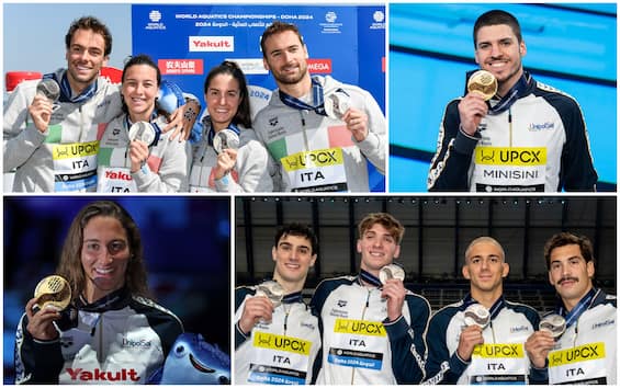 Mondiali di nuoto 2024, il medagliere definitivo dell'Italia Sky TG24