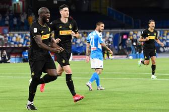 Soccer: Italy's Cup; Semifinal Napoli-Inter