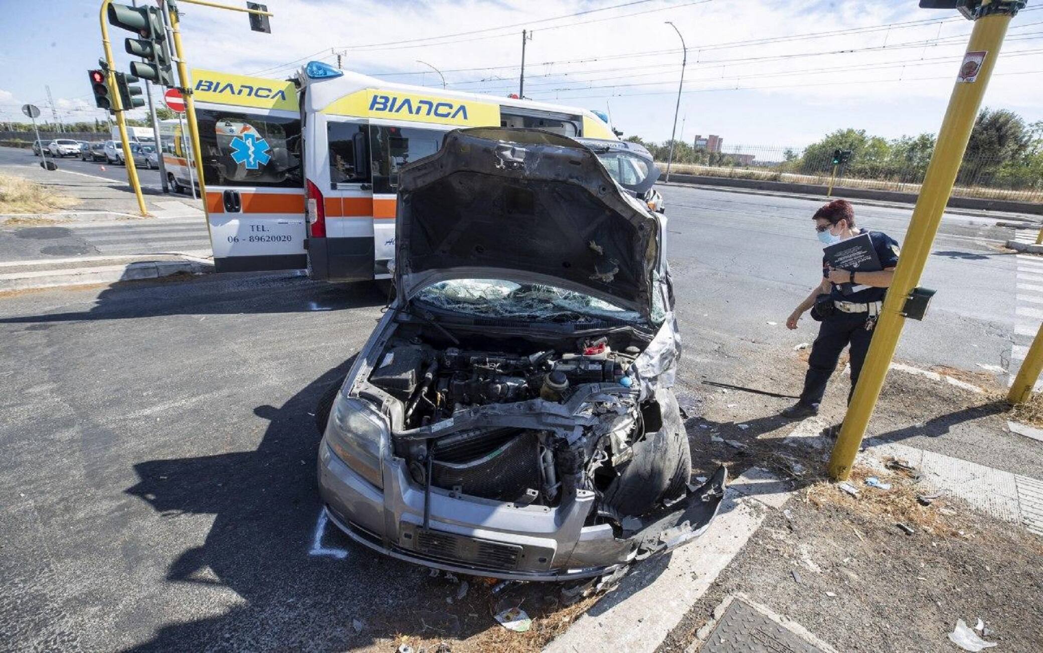 Un'immagine dell'incidente (ANSA)