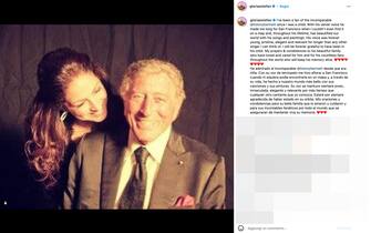 Il post di Gloria Estefan dedicato a Tony Bennett