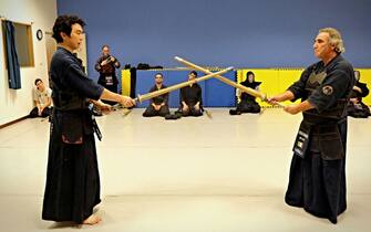 LEZIONE DI KENDO DEL MAESTRO CARULLI ALLA PALESTRA DI VIALE MONZA 16