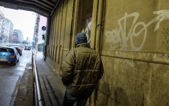 Foto LaPresse - Matteo Corner 
02/02/2019 Milano (Italia)
cronaca 
Servizio clochard - senzatetto in zona Stazione Centrale