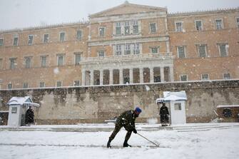 GREECE ATHENS SNOWFALL
