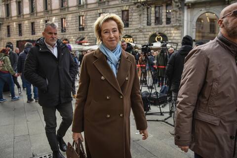 Letizia Moratti alla camera ardente di Ornella Vanoni al Piccolo Teatro, l arrivo del feretro Milano 23 Novembre 2025
ANSA/MATTEO CORNER