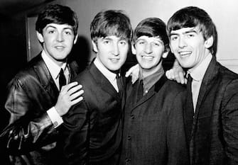 File photo dated 01/10/63 of The Beatles, (left to right), Paul McCartney, John Lennon, Ringo Starr and George Harrison. Friday October 9 marks The Beatles star John Lennon's 80th birthday.