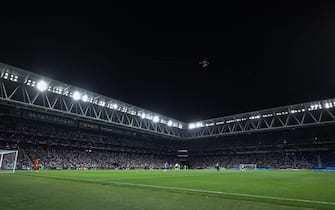 Cornella, Spain. 28/08/2022, General view during the Liga match between RCD Espanyol and Real Madrid at RCDE Stadium in Cornella, Spain.