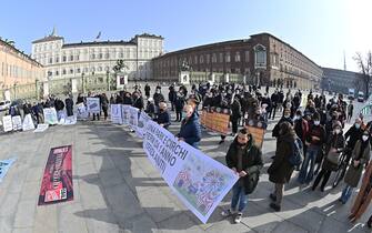 manifestazione dei lavoratori del settore cultura 'Torniamo a fare spettacolo