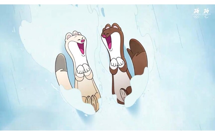 Sanremo 2024, presentate le mascotte ufficiali delle Olimpiadi di