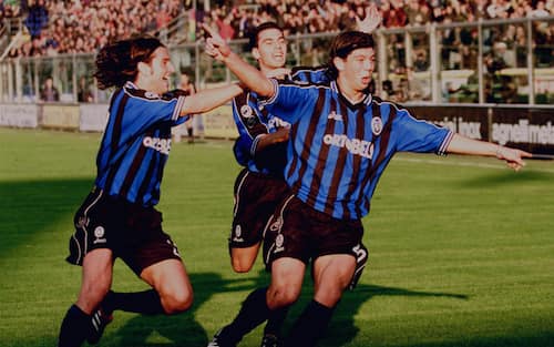 ATALANTA - BRESCIA  -DOPO GOL DONATI
PHOTO MAGNI / ANSA 11-11-2000