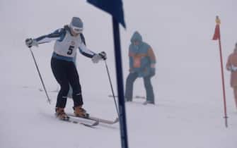 Sarajevo, Bosnia and Herzegovina - 1984: Paola Magoni competing in the Women's slalom skiing event at the 1984 Winter Olympics / XIV Olympic Winter Games, Jahorina. (Photo by Disney General Entertainment Content via Getty Images)