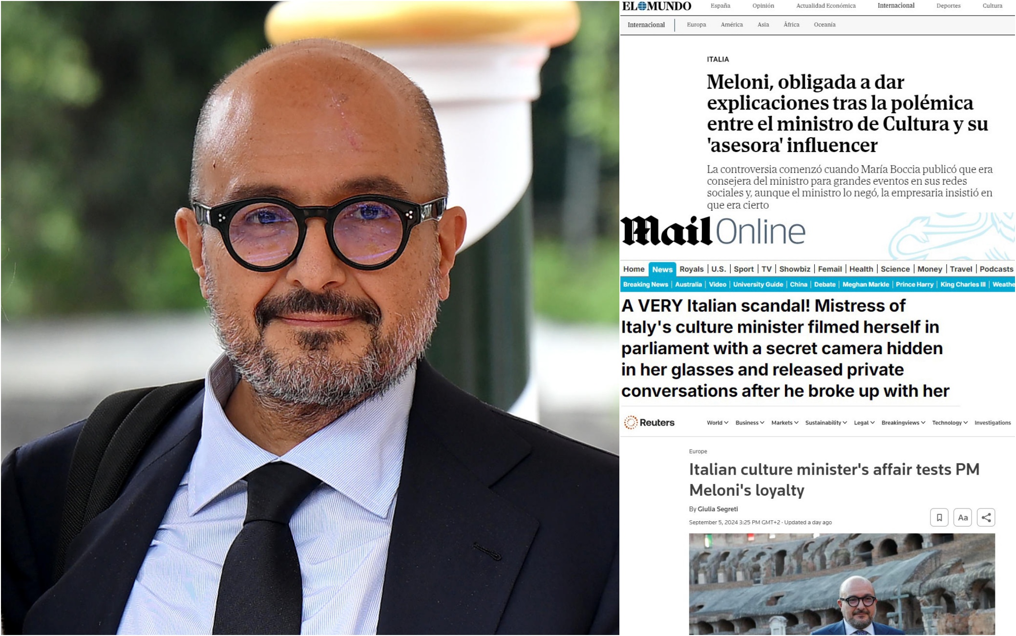 Maria Rosaria Boccia nega di aver avuto una relazione con l'ex ministro 