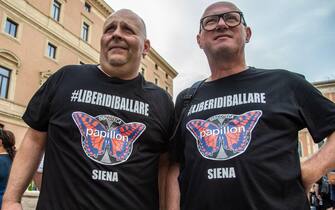 Manifestazione gestori discoteche