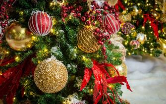 Christmas Tree Ornaments Detail
