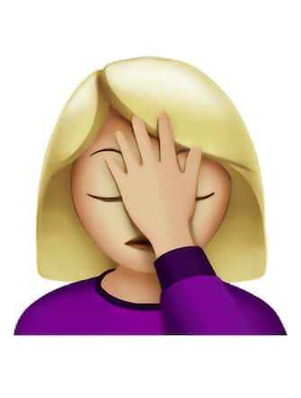 Emoji facepalm