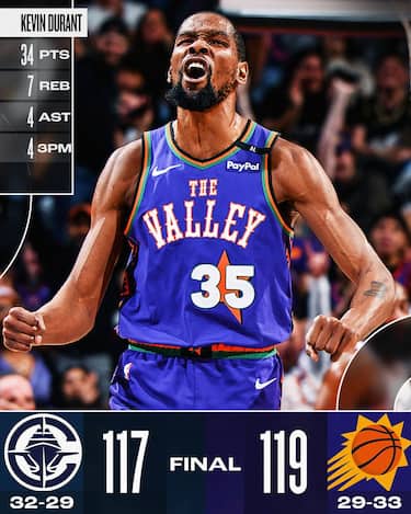 PHOENIX SUNS-L.A. CLIPPERS 119-117
