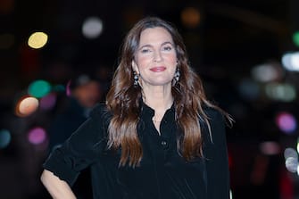 NEW YORK, NEW YORK - JANUARY 28: Drew Barrymore arrives to "The Late Show with Stephen Colbert" on January 28, 2025 in New York City. (Photo by Aeon/GC Images)