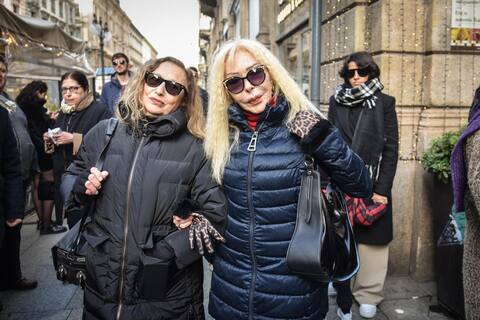 Ivana Spagna alla camera ardente di Ornella Vanoni al Piccolo Teatro, l arrivo del feretro Milano 23 Novembre 2025
ANSA/MATTEO CORNER