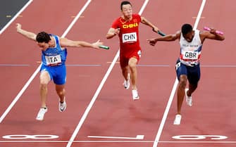 La finale della 4x100 di atletica leggera a Tokyo