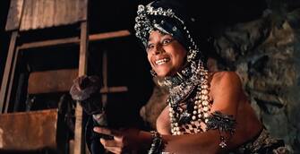 USA. Raj Singh in a scene from the (C)Paramount Pictures film : Indiana Jones and the Temple of Doom (1984) Plot: In 1935, Indiana Jones arrives in India, still part of the British Empire, and is asked to find a mystical stone. He then stumbles upon a secret cult committing enslavement and human sacrifices in the catacombs of an ancient palace.   Ref: LMK110-J6876-250121 Supplied by LMKMEDIA. Editorial Only. Landmark Media is not the copyright owner of these Film or TV stills but provides a service only for recognised Media outlets. pictures@lmkmedia.com