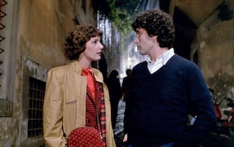 Massimo Troisi e Fiorenza Marchegiani