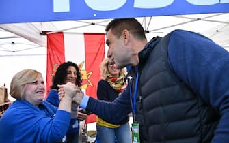 Roberto Vannacci during traditional Lega party rally in Pontida (Bergamo), 6 October 2024. 
ANSA/MICHELE MARAVIGLIA