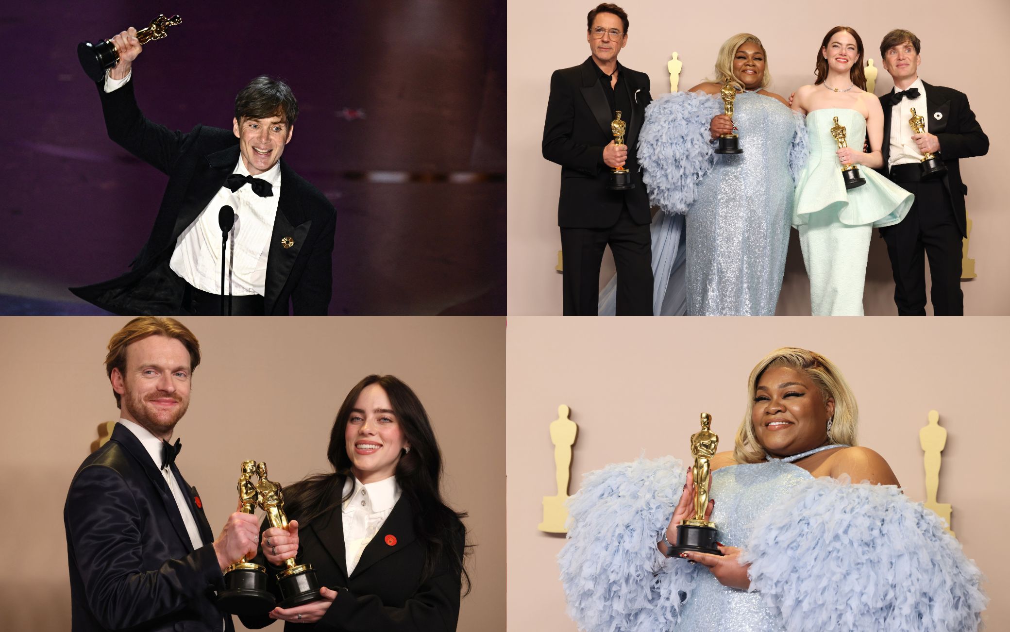 Tutti i vincitori degli Oscar 2024, la lista completa da Oppenheimer a