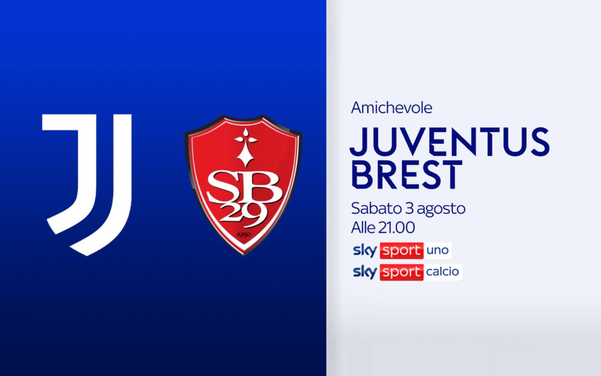 amichevole juve brest