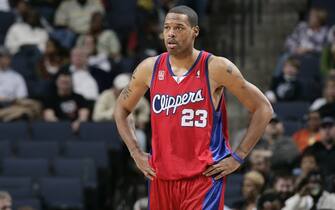 MEMPHIS - FEBRUARY 6:  Marcus Camby #23 of the Los Angeles Clippers looks on against the Memphis Grizzlies during the game on February 6, 2009 at FedExForum in Memphis, Tennessee.  The Clippers won 126-105.  NOTE TO USER: User expressly acknowledges and agrees that, by downloading and/or using this Photograph, user is consenting to the terms and conditions of the Getty Images License Agreement. Mandatory Copyright Notice: Copyright 2009 NBAE (Photo by Joe Murphy/NBAE via Getty Images)