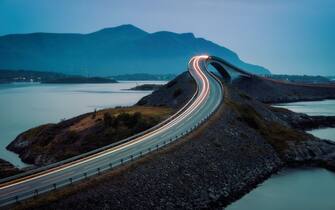 Atlantic Ocean Road Norway taken in 2017