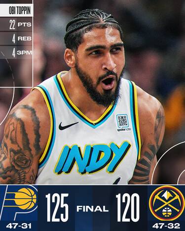 DENVER NUGGETS-INDIANA PACERS 120-125