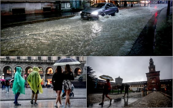 Maltempo, nubifragi e vento forte al Centro Nord. Quasi 2mila blackout in Piemonte Maltempo, nubifragi e vento forte al Centro Nord. Quasi 2mila blackout in Piemonte