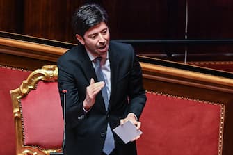 ministro salute, roberto speranza, informativa, senato, aula