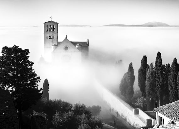 Elio Ciol, La densità del silenzio, Assisi, 2009 © Elio Ciol, courtesy MUNAF - Museo Nazionale di Fotografia